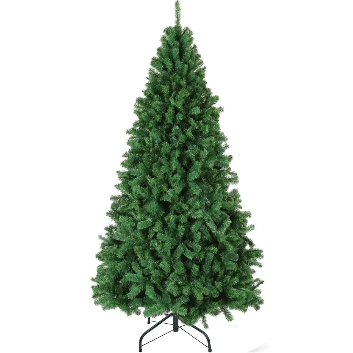 

Vebreda 6ft Premium Christmas Tree, Pine Hinged Artificial Holiday Tree W/ 1000 Tips, Metal Base - Green
