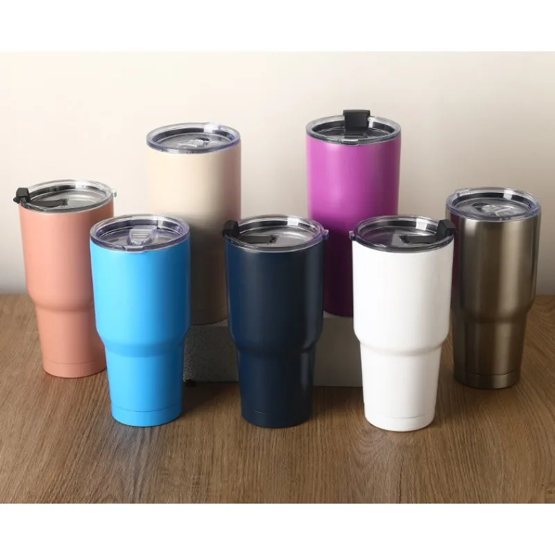 

304 Stainless Steel Coffee Cup Afternoon Tea Accompanying Cup High-Value Large-Capacity Large-Caliber Student Portable Water Cup