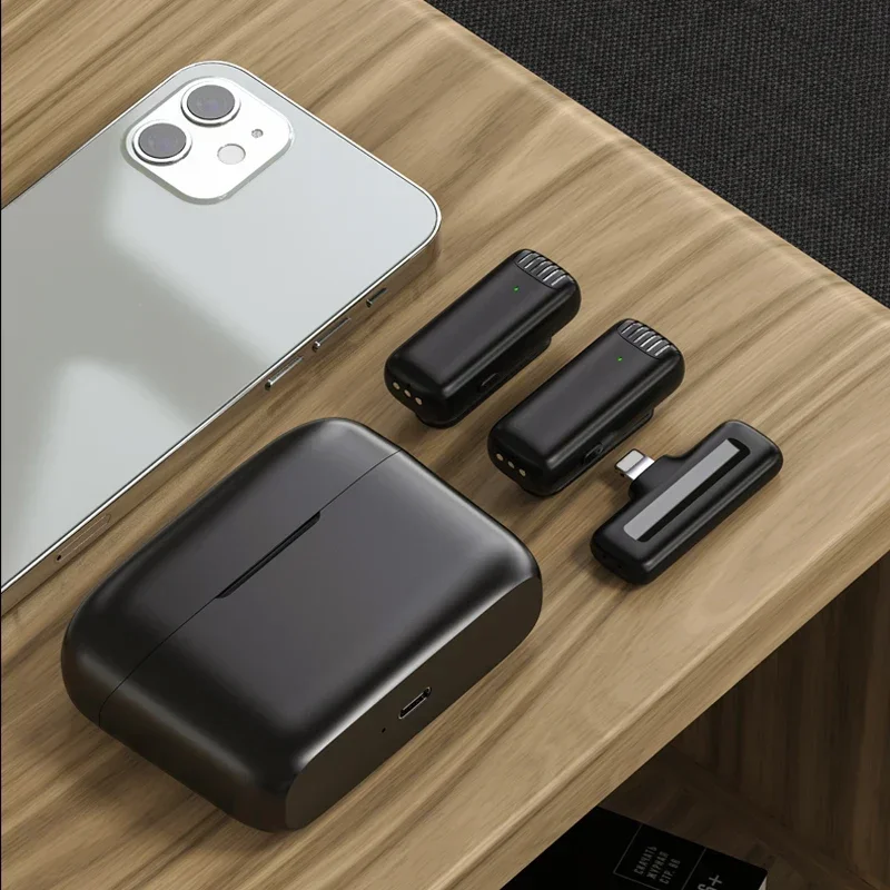 Беспроводной петличный микрофон J13 Type C 2 4 ГГц для iPhone Android