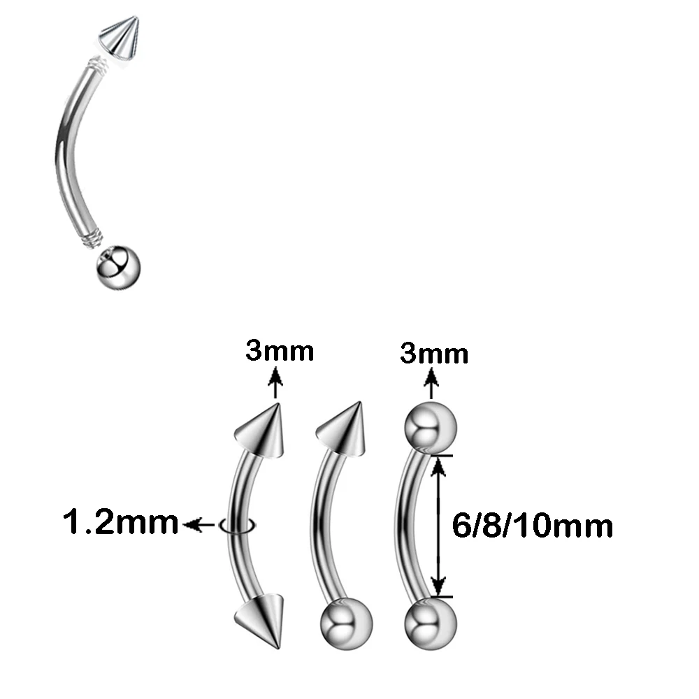 Серьги из нержавеющей стали для женщин Перфорация ушного хряща