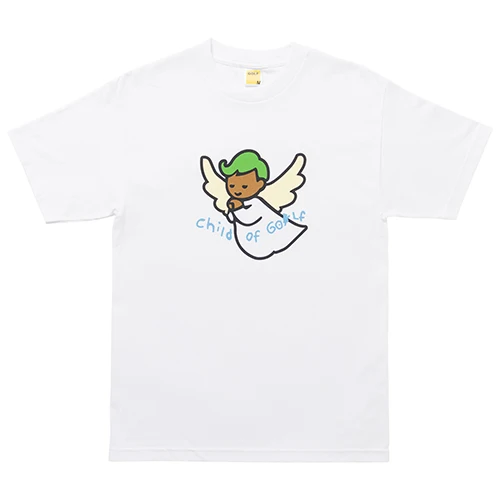 

High New Angel wing golf Le Fleur Tyler The Creator T Shirts T-Shirt Hip Hop Skateboard Street Cotton T-Shirts Tee Top #q2