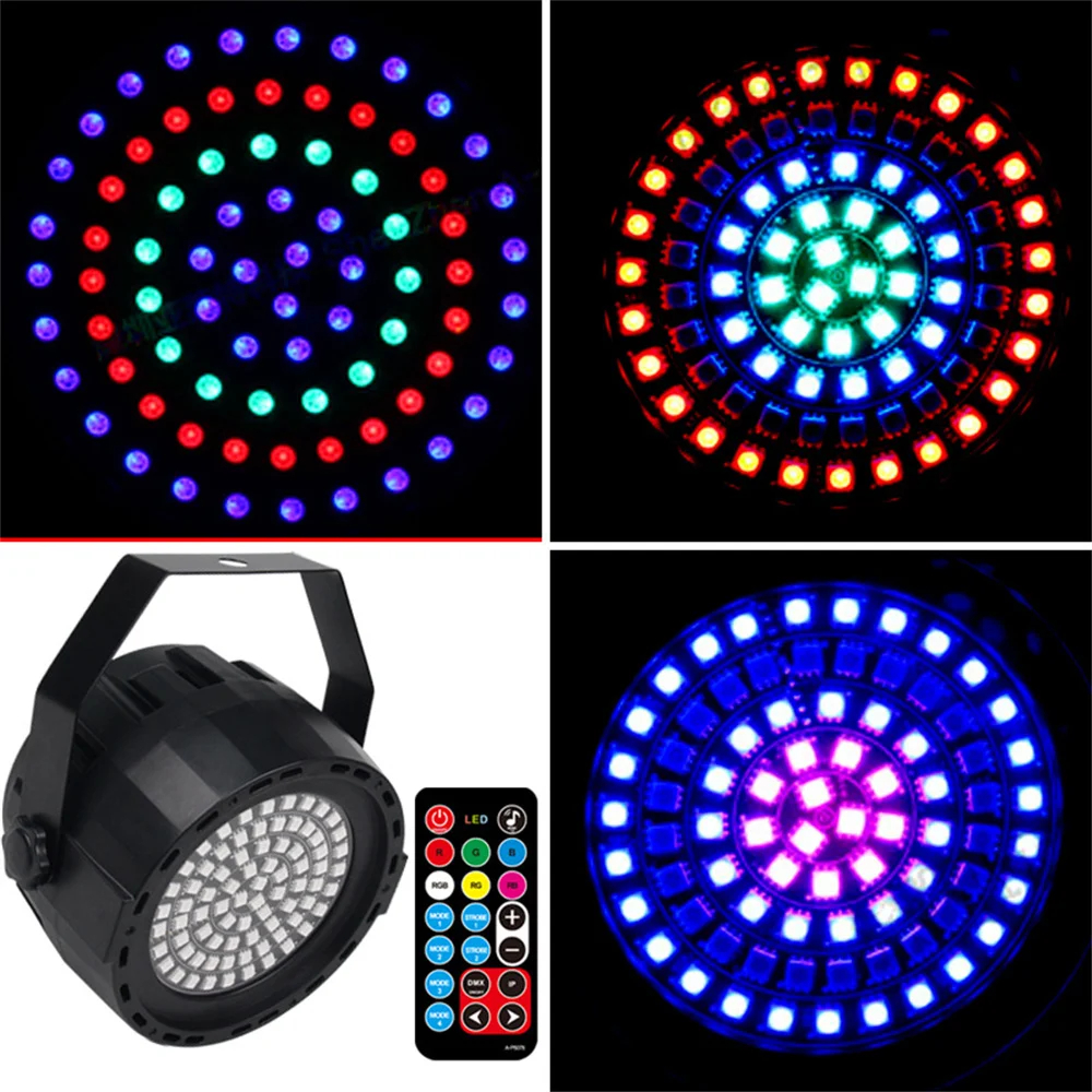 

78 LED Strobe Lights Disco DJ Party Holiday Christmas Halloween Music Bar Club Sound Activated Flash Stage Lighting Effect