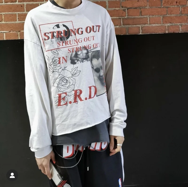 

Enfants Riches Dprimes High Quality Long Sleeve Tee Men Women Couple 100% Cotton T Shirt Hip Hop High Street Oversize T-shirt