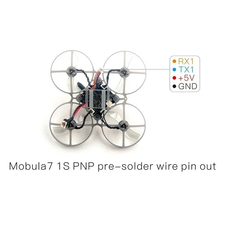 Контроллер полета AIO 400 МВт Caddx Ant RS0802 KV20000 ELRS 2.4G V3 HappyModel Mobula7 1S 75 мм Micro Whoop X12 5в1
