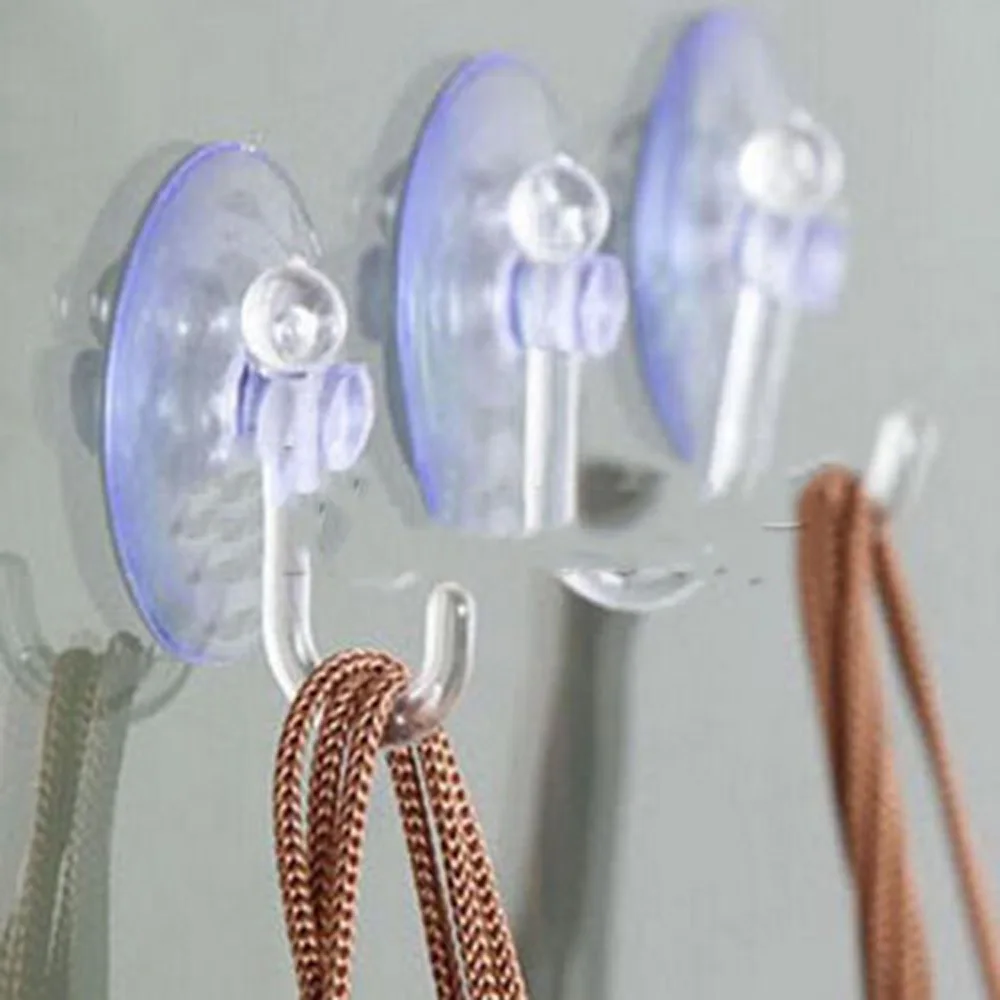 

10 PcsSucker Hook Glass Casement Wall Hooks Hanger Kitchen Bathroom Strong Suction Cup Suckers In Stock