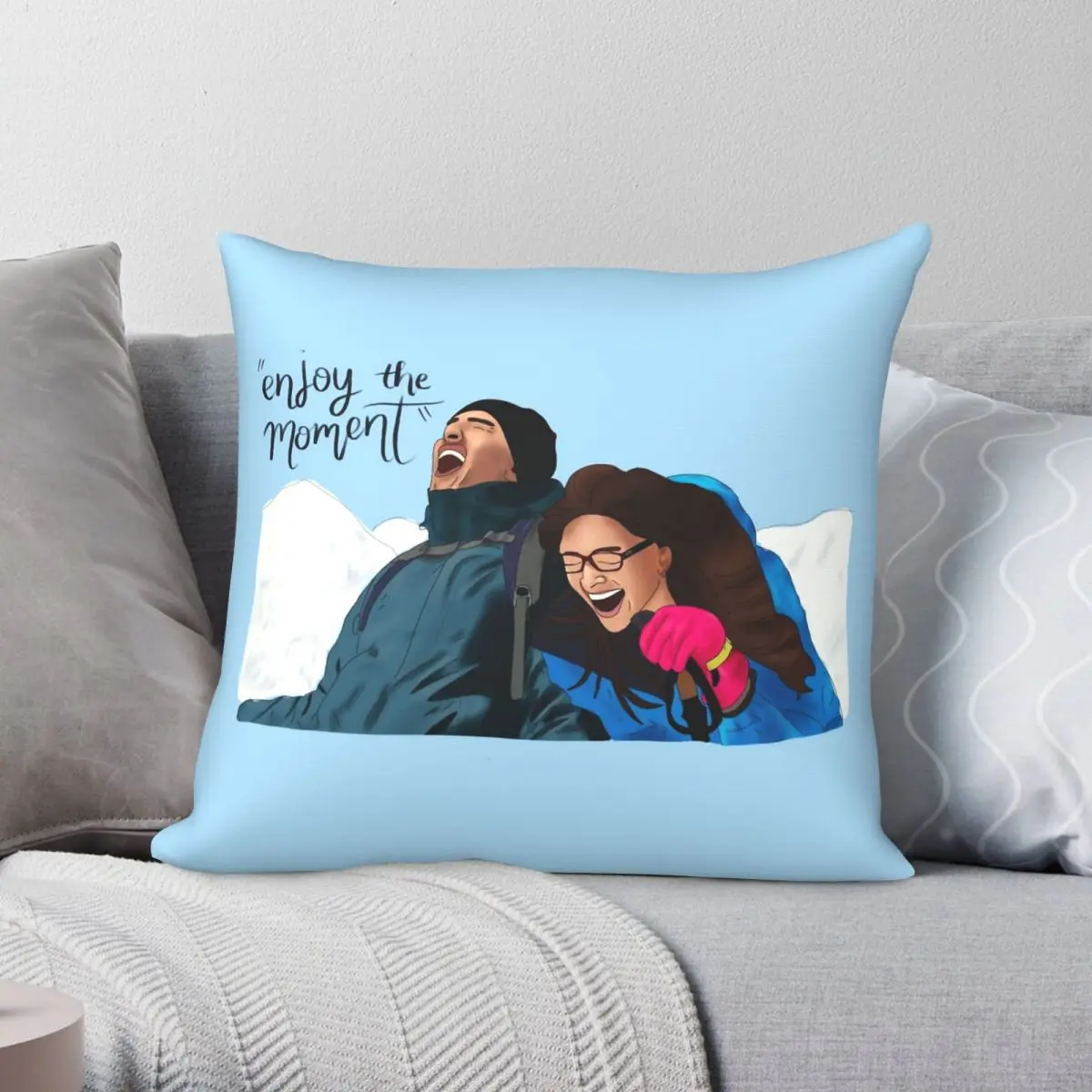 

Yeh Jawaani Hai Deewani Square Pillowcase Polyester Linen Velvet Pattern Zip Decor Home Cushion Cover