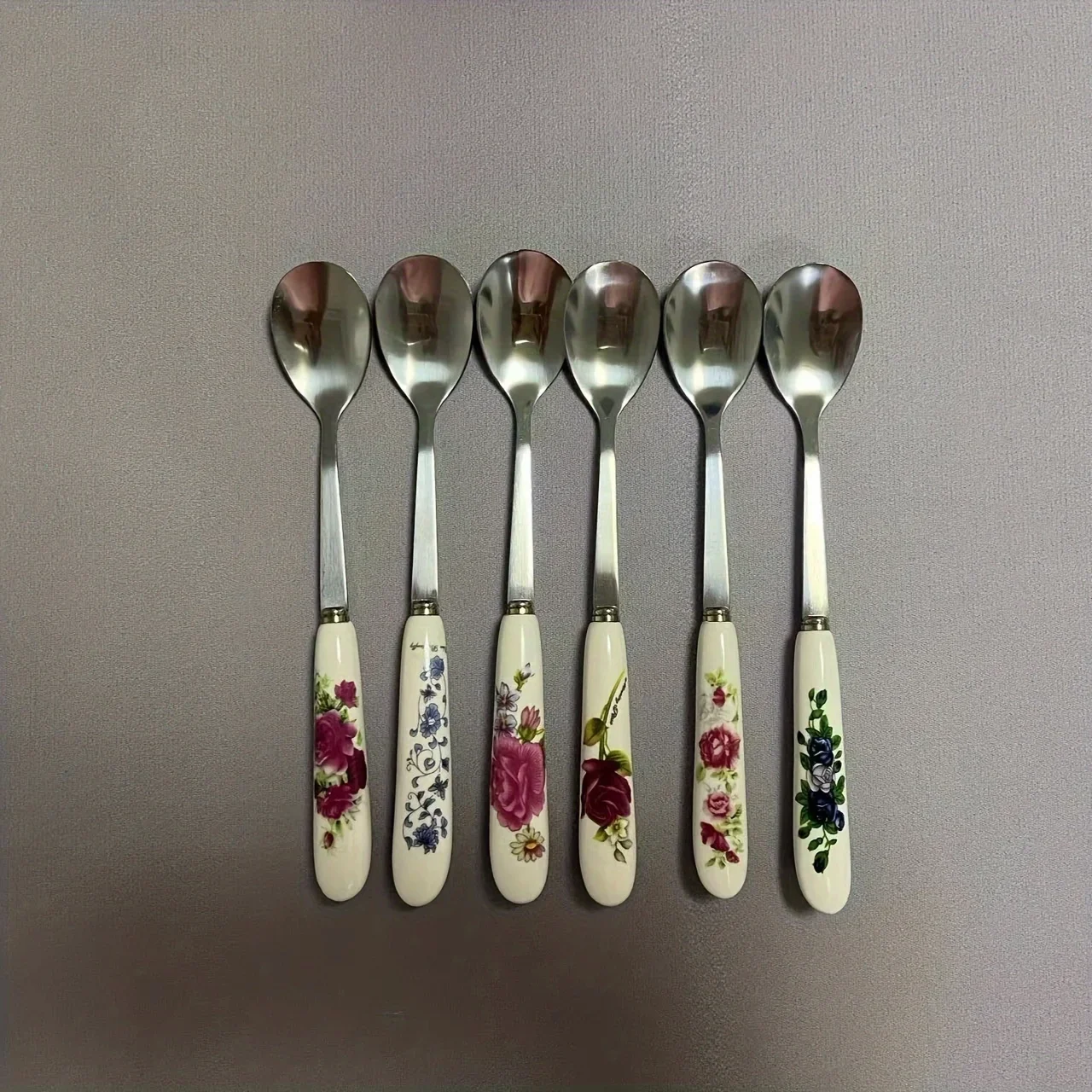 Кофейная ложка с керамической ручкой