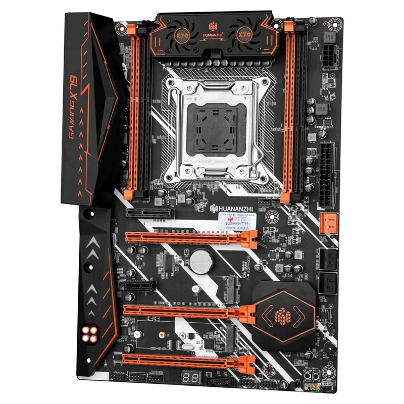 HUANANZHI X79 Deluxe V7.1 Материнская плата LGA 2011 ATX USB3.0 SATA3 PCI-E NVME M.2 Поддерживает REG ECC NON-ECC Память Игра на