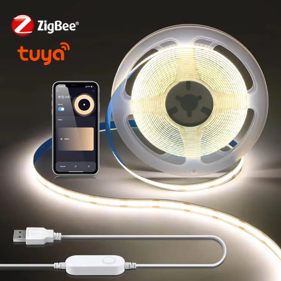

Светодиодная лента Tuya cob Light Strip 5В
