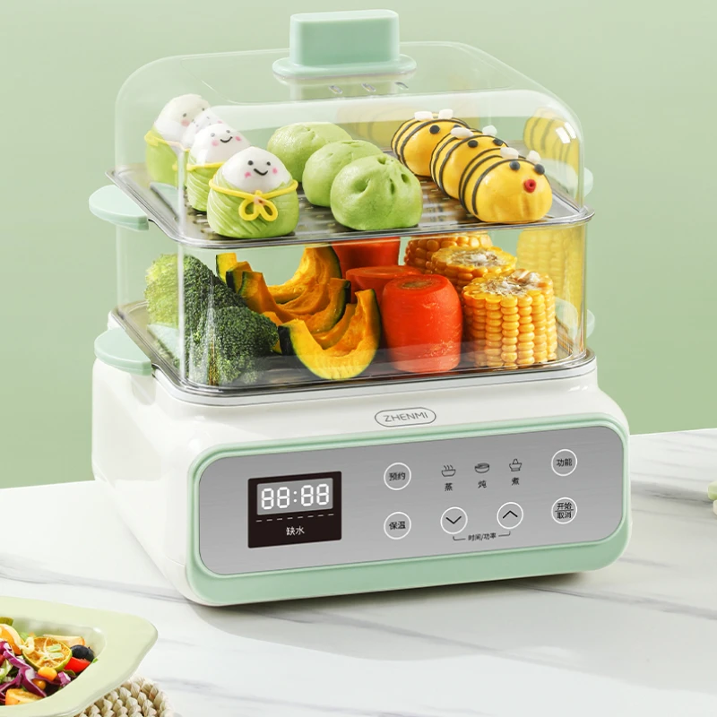 

Пароварка электрическая, компактная, вместительная, трехслойная и многослойная, из нержавеющей стали