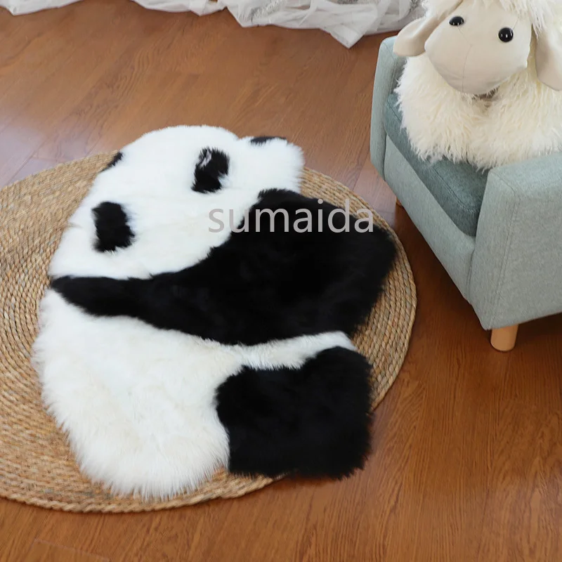 Children's Room Carpet Plush Decoration Bedroom Bedside Blanket Boy Animal Shape Cute Floor Mat Koala Panda Penguin