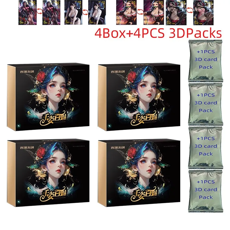 

Wholesales 4boxes Goddess Story Charming Figure Waifu Cards Sexy Girl Booster Box Tcg Cards Anime Trading Card Birthday Gift