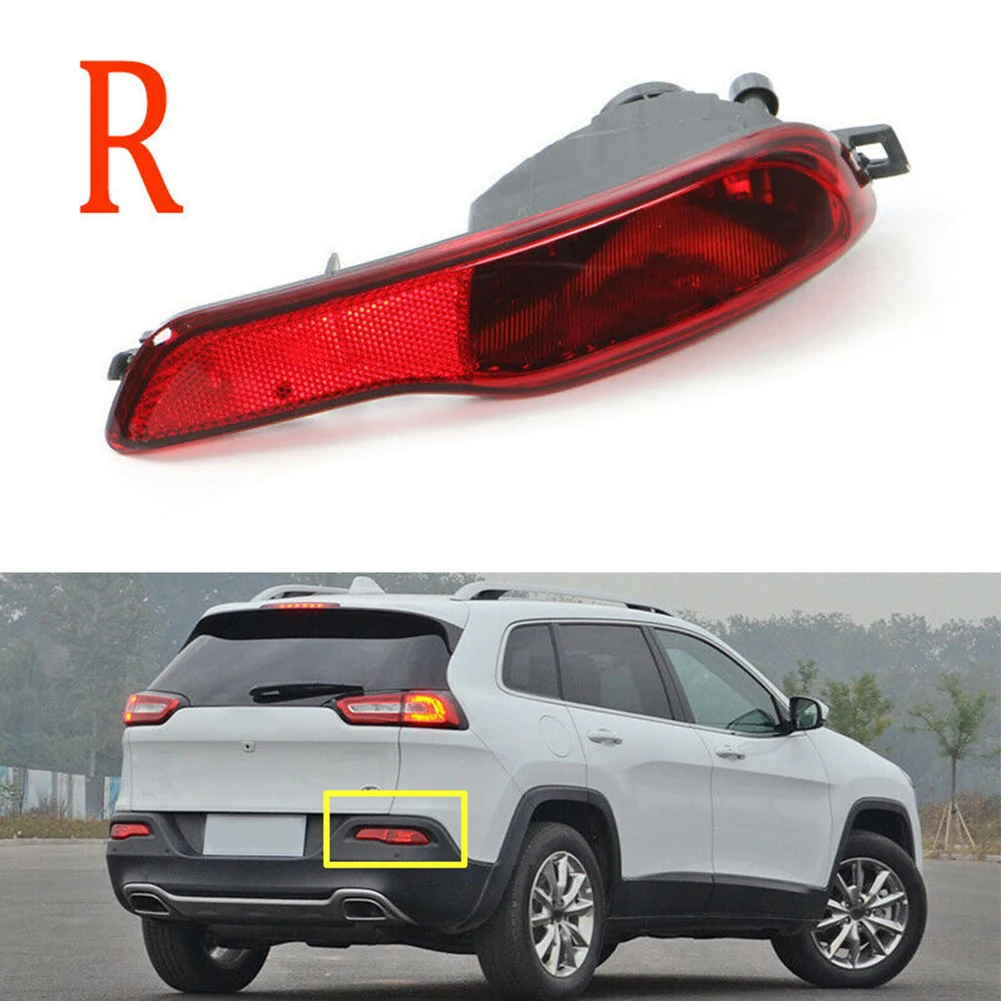 

1 PC Car Right Passenger Rear Bumper Light Reflector Tail Lights 12V 68105144AC Fits For Cherokee 2014 2015 2016 2017 2018