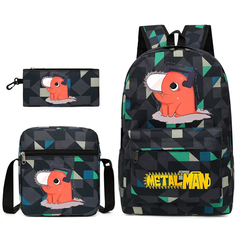 

Anime Chainsaw Man Backpack for Teenager Denji Pochita Children School Bags GirlsDaypack Makima Power Rucksack Laptop Backpacks