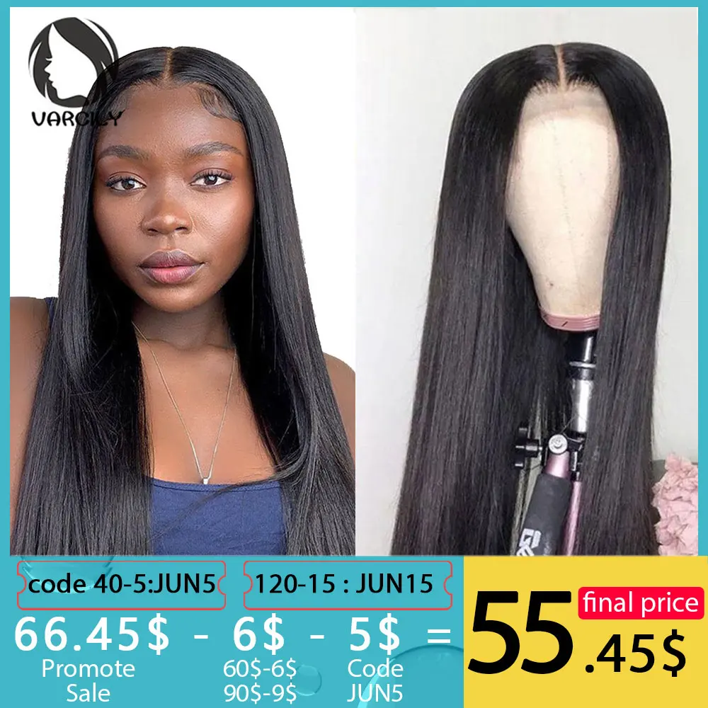 13x6 Straight Lace Front Wig Raw Indian Bone Lace Front Human Hair Wigs For Black Women HD Transparent 13x4 Lace Frontal Closure