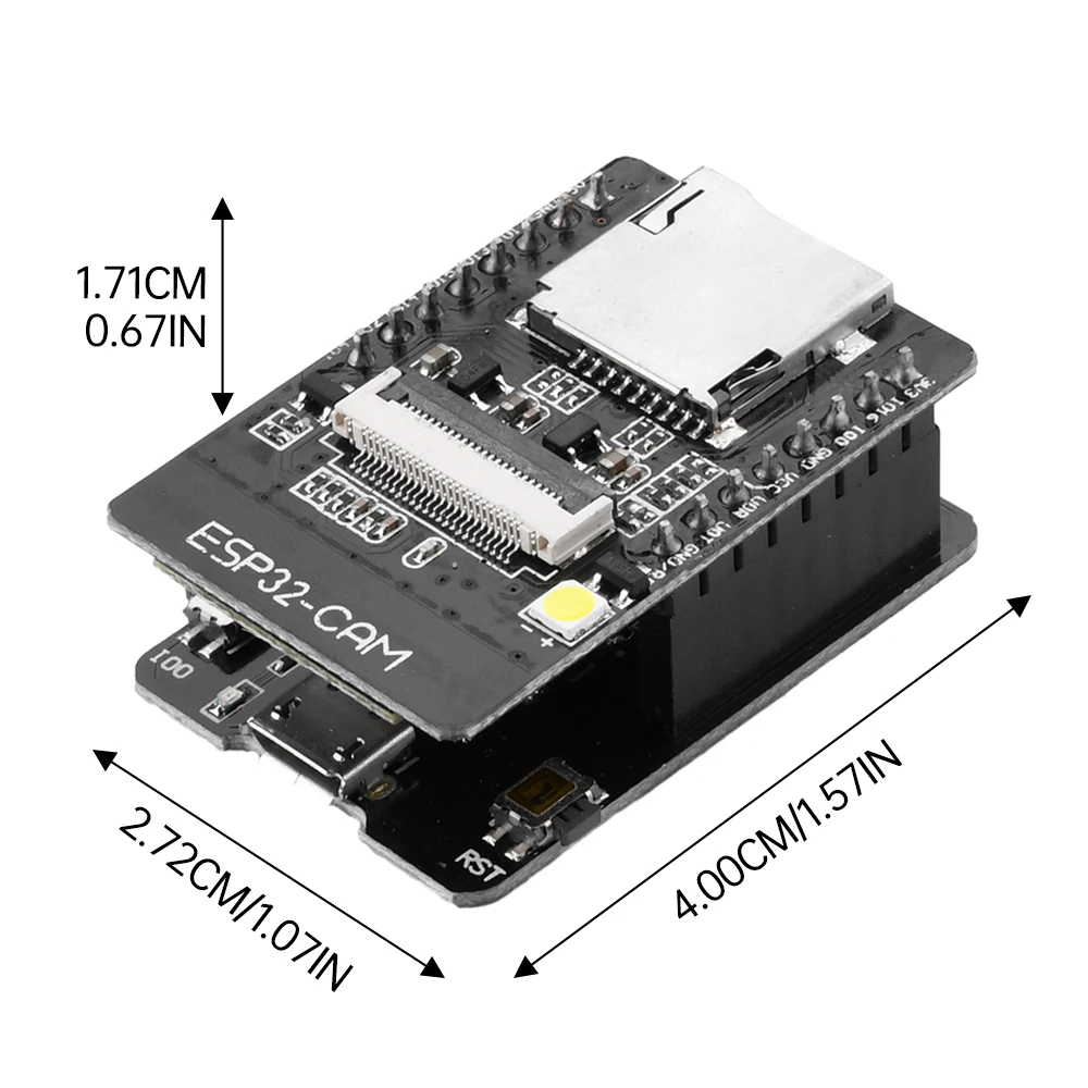 ESP32-CAM-MB Type-C/Micro USB ESP32 Serial to WiFi Bluetooth макетная плата CH340 CH340G 5V с камерой OV2640