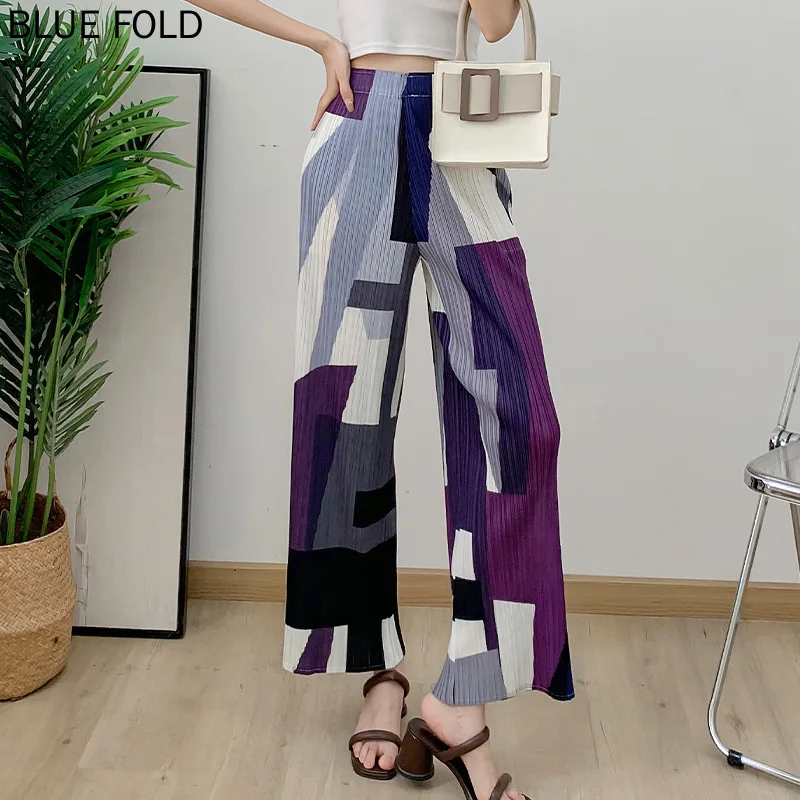 Высококачественные плиссированные универсальные повседневные брюки для женщин