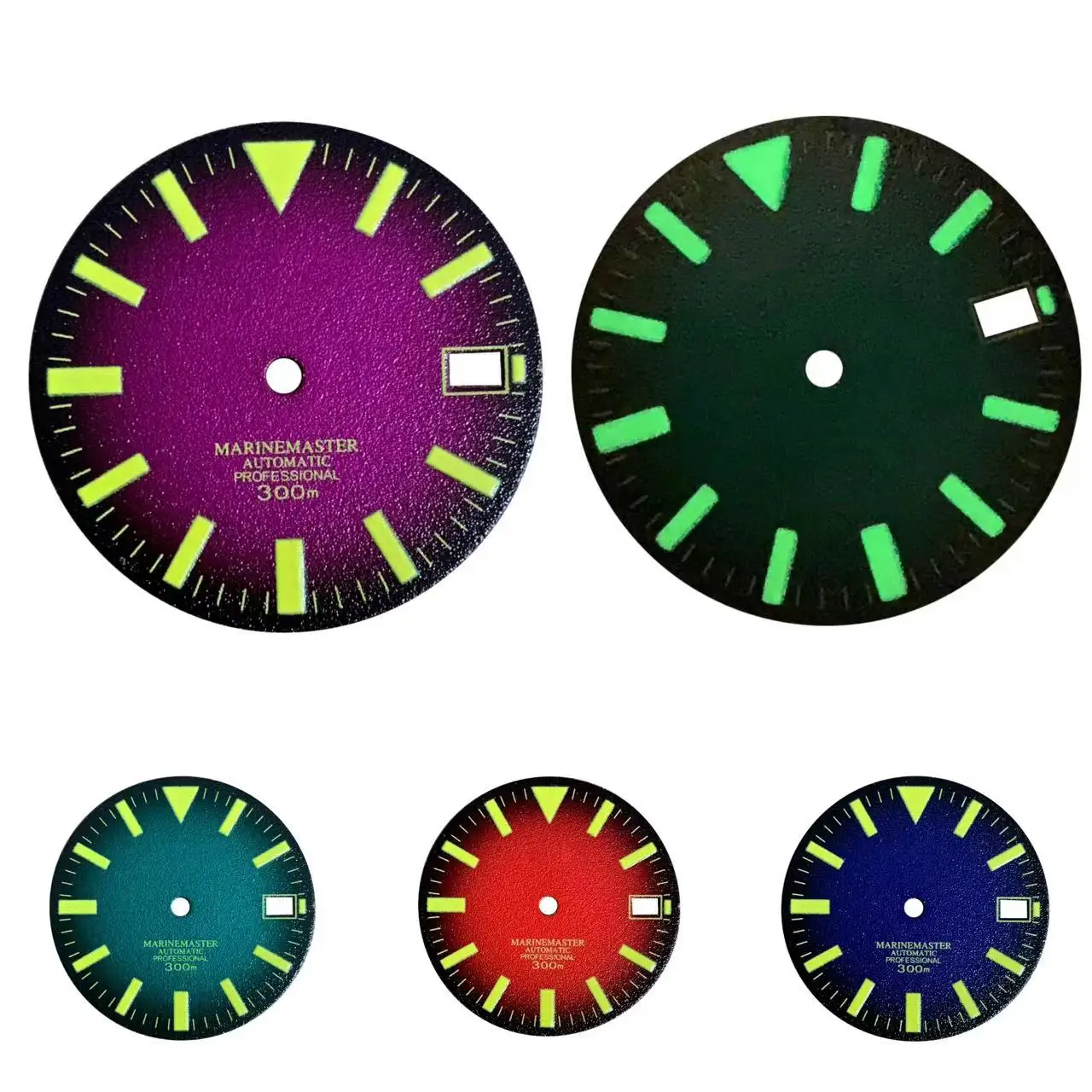 

Hot Selling 28.5mm Green Luminescent Mechanical Modified Dial Assembly With S Logo Suitable For NH35 Automatic Mechanical