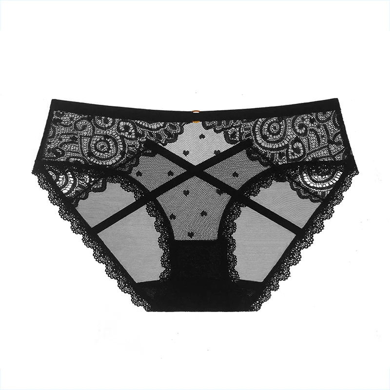 

Sexy Panties Women's Underwear Fashion Bandage Hollow Out Briefs Low Waist Seamless Comfort Underpants Female Lingerie Bikini