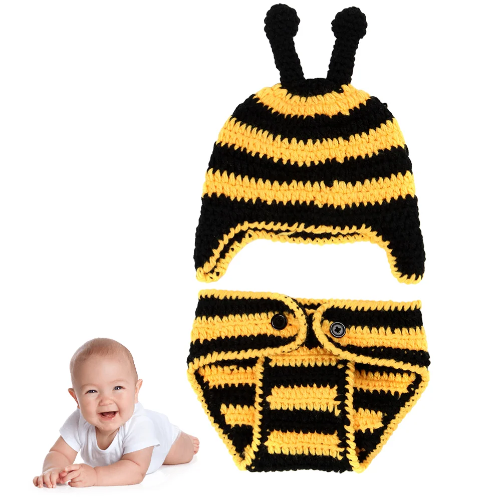 

1 Set Adorable Creative Cartoon Animal Newborn Costume Outfits Photo Props