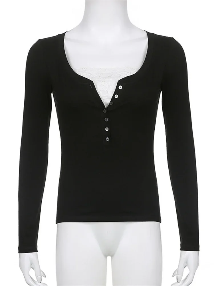 Женская блузка в стиле гранж Y2K