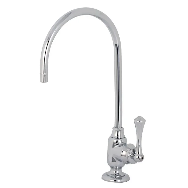 

Gorgeous Modern Polished Chrome Single-Handle Water Filtration Faucet - Refreshes Your Kitchen & Bathroom.