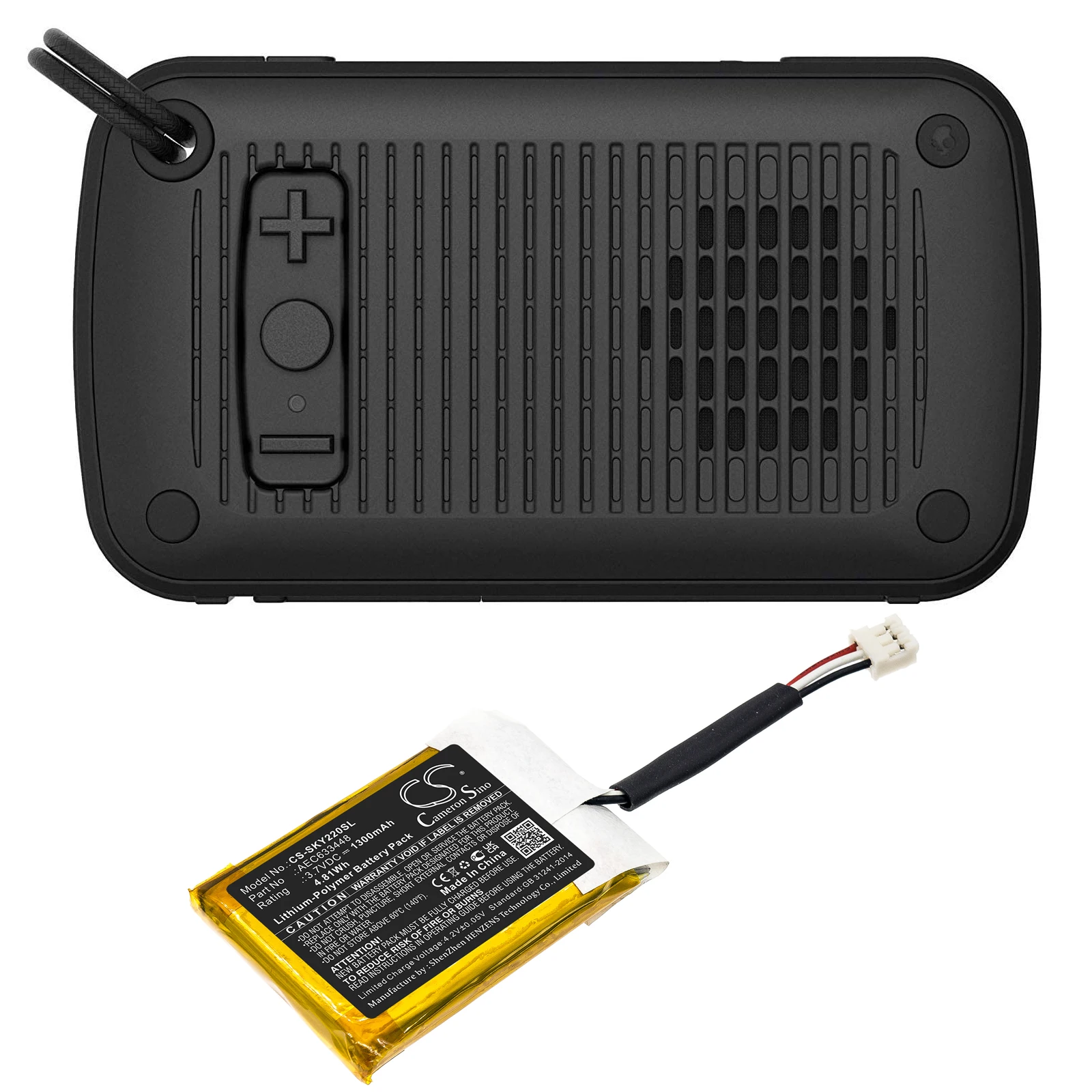 

Аккумулятор Cameron Sino 1300 мАч для Skullcandy Ambush Y22-SK2013008 AEC633448