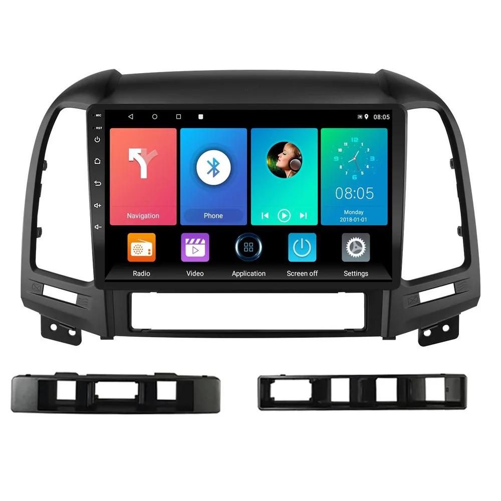 

2.5D Android For Hyundai Santa Fe 2006-2012 Car Multimedia Player Navigation GPS Wifi 2 Din FM AutoRadio Head Unit Stereo