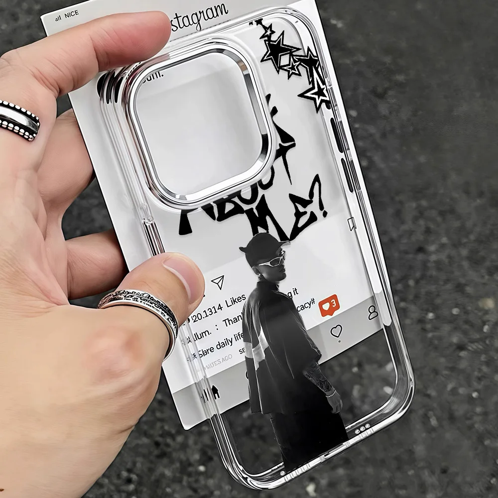 Фото Чехол для телефона ATP Album Nsqk для iPhone 17 16e 16 15 14 13 12 11 mini Pro Max X XR XSMAX 8 7 Air Plus, прозрачный мягкий чехол №4