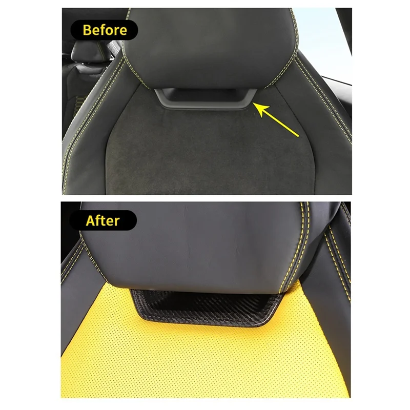 Для URUS 2018-2021 подголовник автомобильного сиденья из углеродного волокна передний