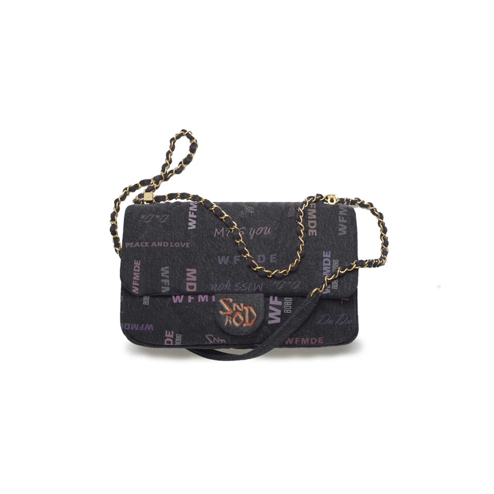 

2022SS New Black Letter Pattern Bag #wfmd3971