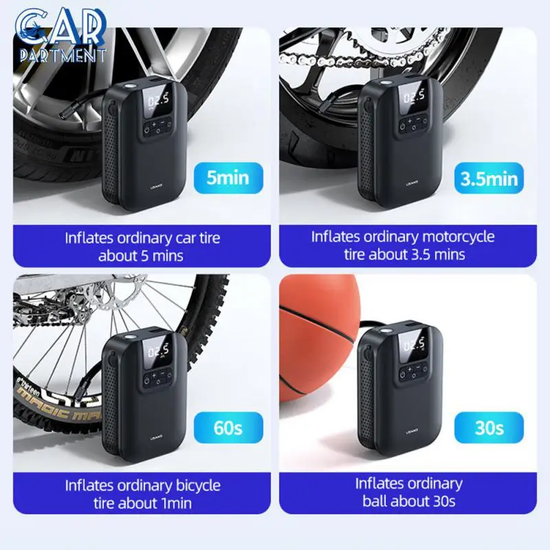 

Digital Display Car Air Pump Universal Mini Tire Inflatable Pump Full Automatic Stop Air Compressor Pump 22 Cylinders