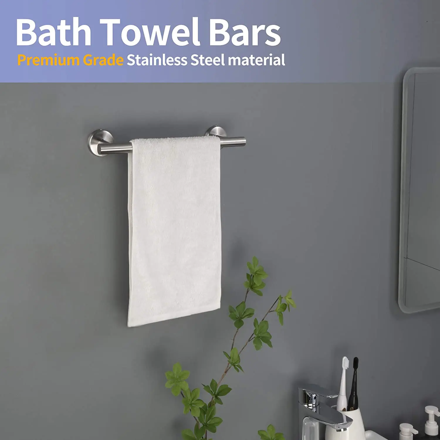 Вешалка для полотенец 9 дюймов матовая черная вешалка ванной комнаты кухни