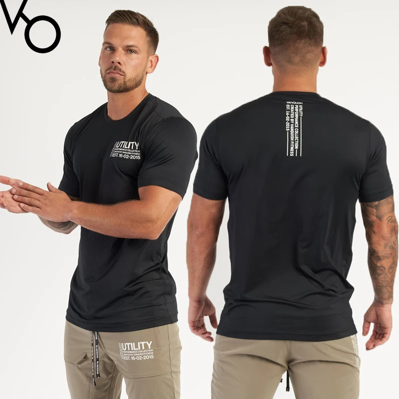 

Men's T-shirts Summer Sports Casual Fashion Cotton Round Neck Slim Fit Short Sleeve Jogger Gym Running Training Clothes T-Shirt