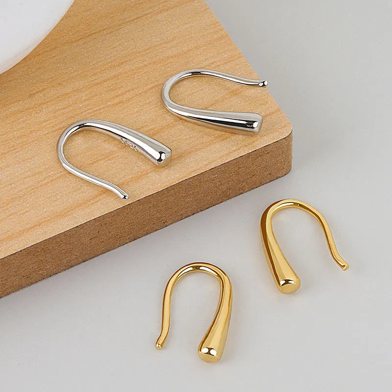 

Small Gold Hoop Earrings For Women Fine Silver Color Huggie Sleeper Earring Girls Original Designer Fashion Jewelry Making