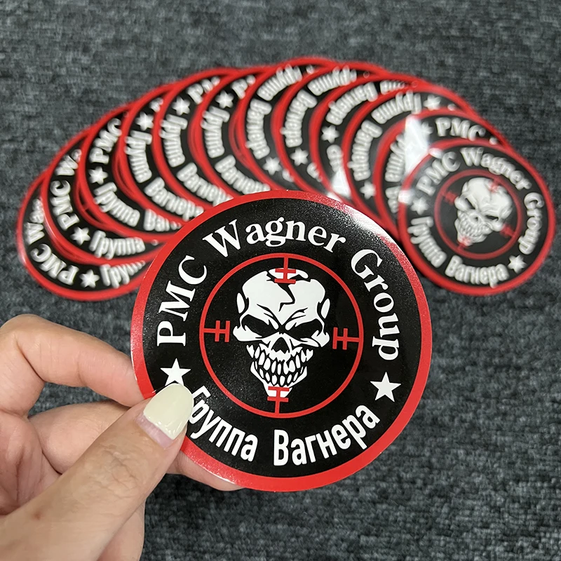 

Tactical Army Stickers Decal Self-adhesive by Wagner Group For Motorcycle Bicycle Decoration Skull Sticker