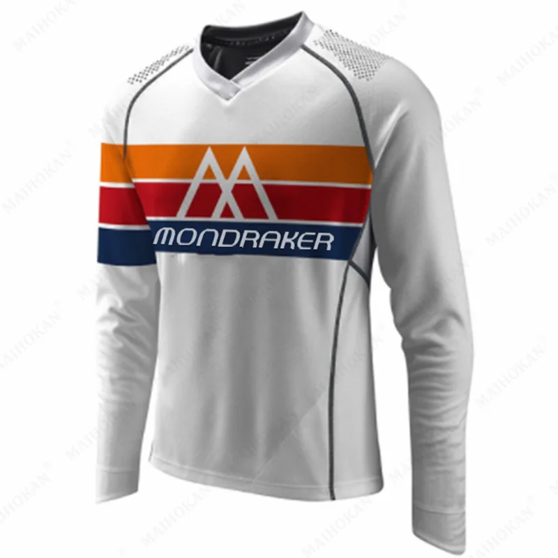 

2022 Mens Downhill Jerseys MONDRAKER Mountain Bike MTB Shirts Offroad DH motocross Jersey Motocross Sportwear Racing Bike poc MX