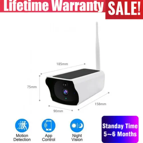 

HD 1080P наружная беспроводная Солнечная IP-камера WiFi камера ночного видения