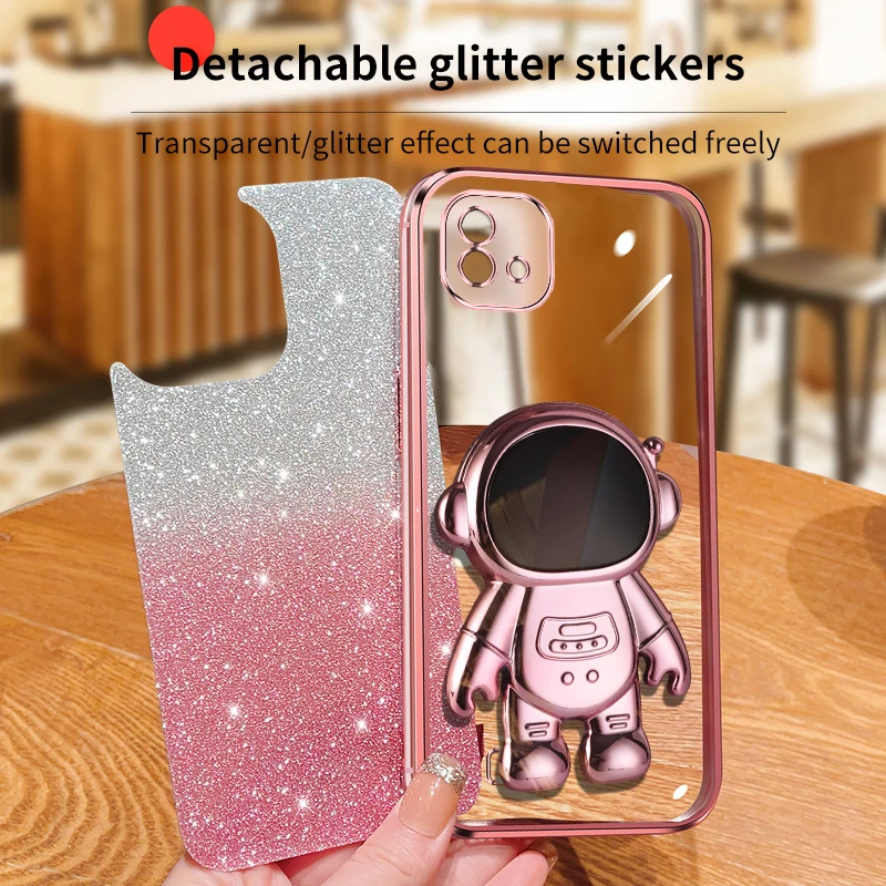 Роскошный блестящий чехол с гальваническим покрытием для астронавта