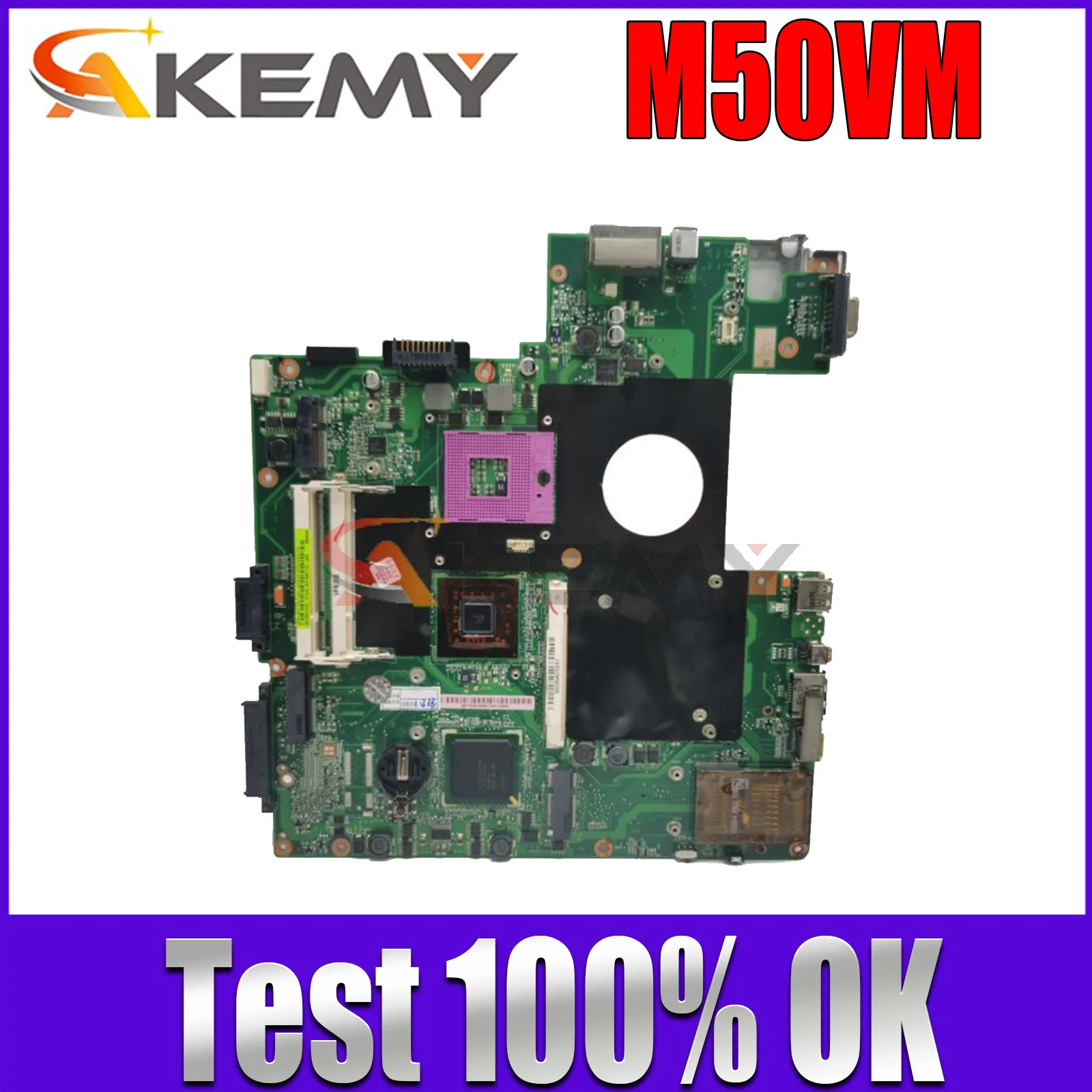 

M50VM lap connect with motherboard M50V tested by system lap connect board
