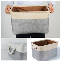foldable pet supplies dog cat toy car trunk finishing canvas linen storage box dormitory bathroom dirty clothes basket frame