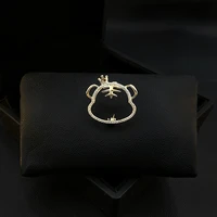 tiger brooch high end women design sense niche suit accessories cute japanese style pin corsage zodiac decoration jewelry pins