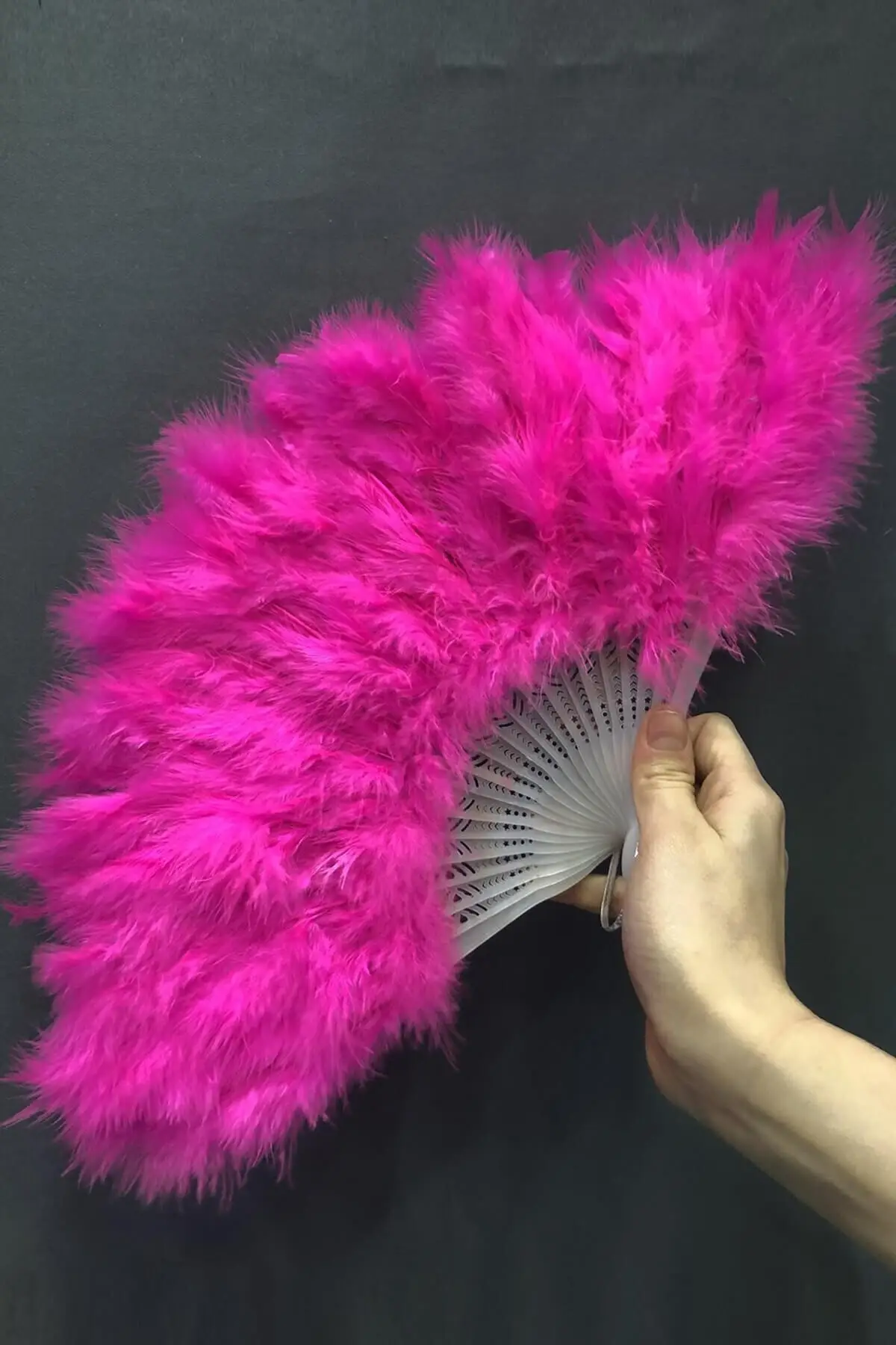 

Fuchsia Feathered Bridal Range of henna bride veil welon