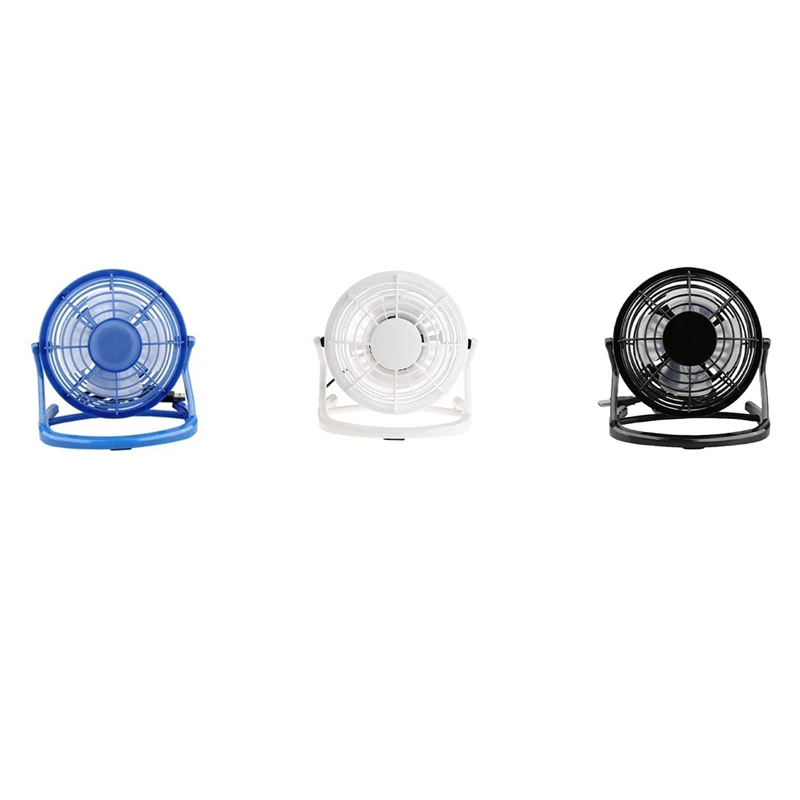 

HOT！-Mini USB Silent Fan Desk Cooler For Laptop Notebook Desktop PC Ofiice Cooling Fans 4 Blade Rotatable USB Mini Fan