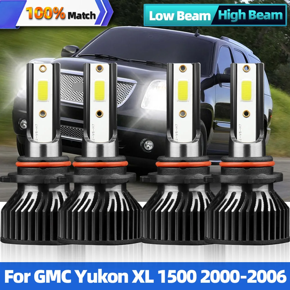 

LED Headlight 40000LM CSP 240W HB3 HB4 9005 9006 Canbus Auto Headlamp 6000K For GMC Yukon XL 1500 2000-2002 2003 2004 2005 2006