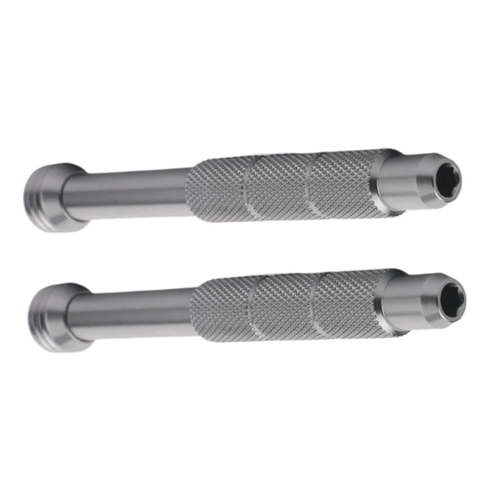 

2PCS Magnetic Screwdriver Handle Holder Steel Head With Magnetized Base For 4mm Hexagon Bayonet Bit Aluminum Alloy Hand Tool