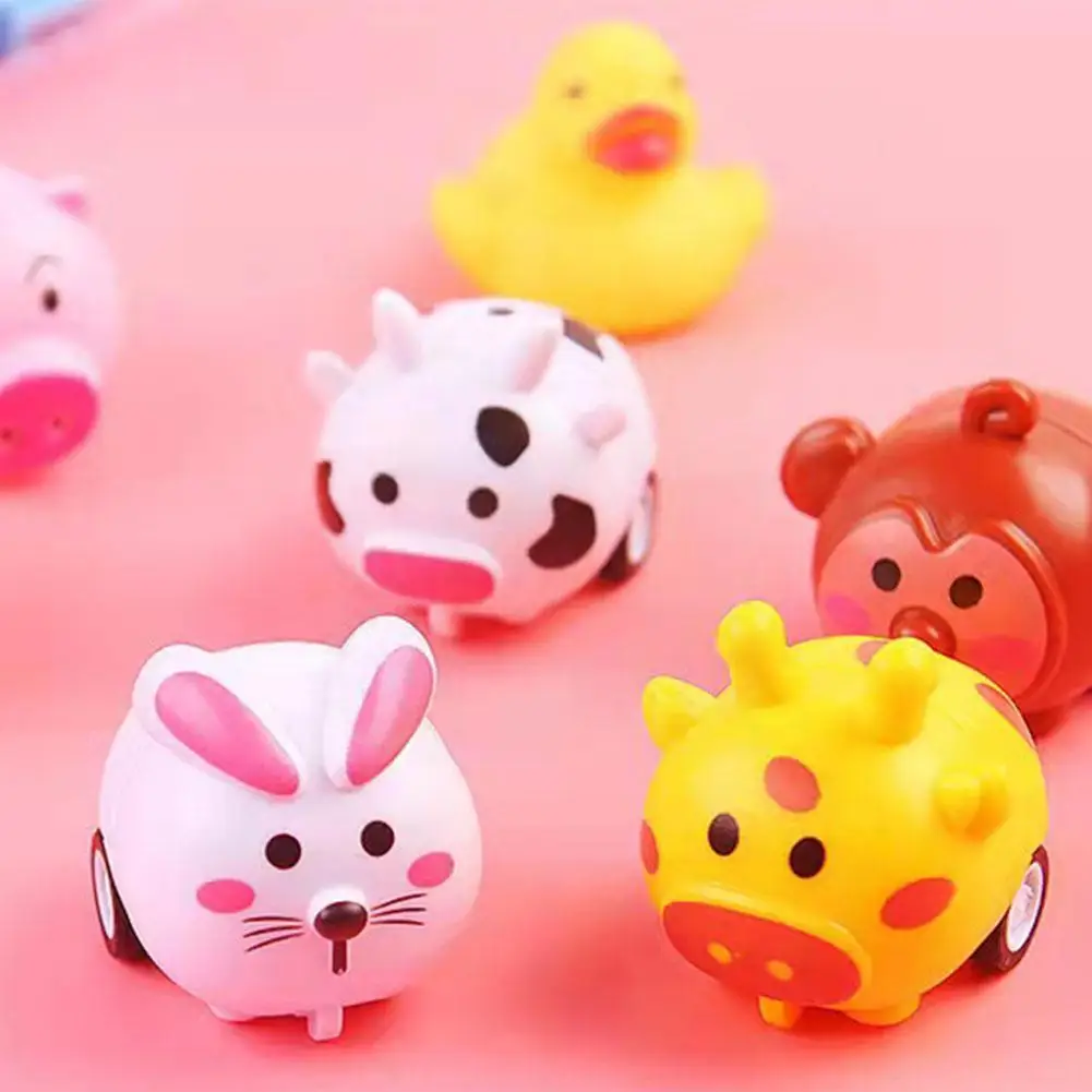 

Mini Pull Back Animal Car Cute Inertia Car Toy Kindergarten Reward Party Day Kids Birthday Gift Children's Model Toy Boy Pl G0y5