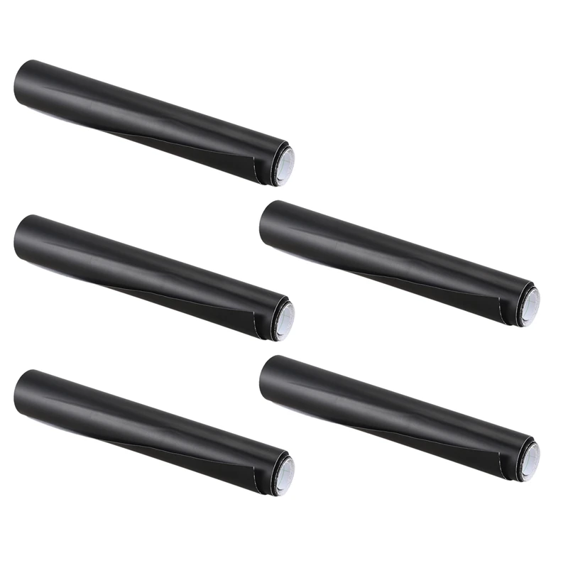 

5pcs 12X60 Inch Matte Black Vinyl Film Wrap Car DIY Sticker