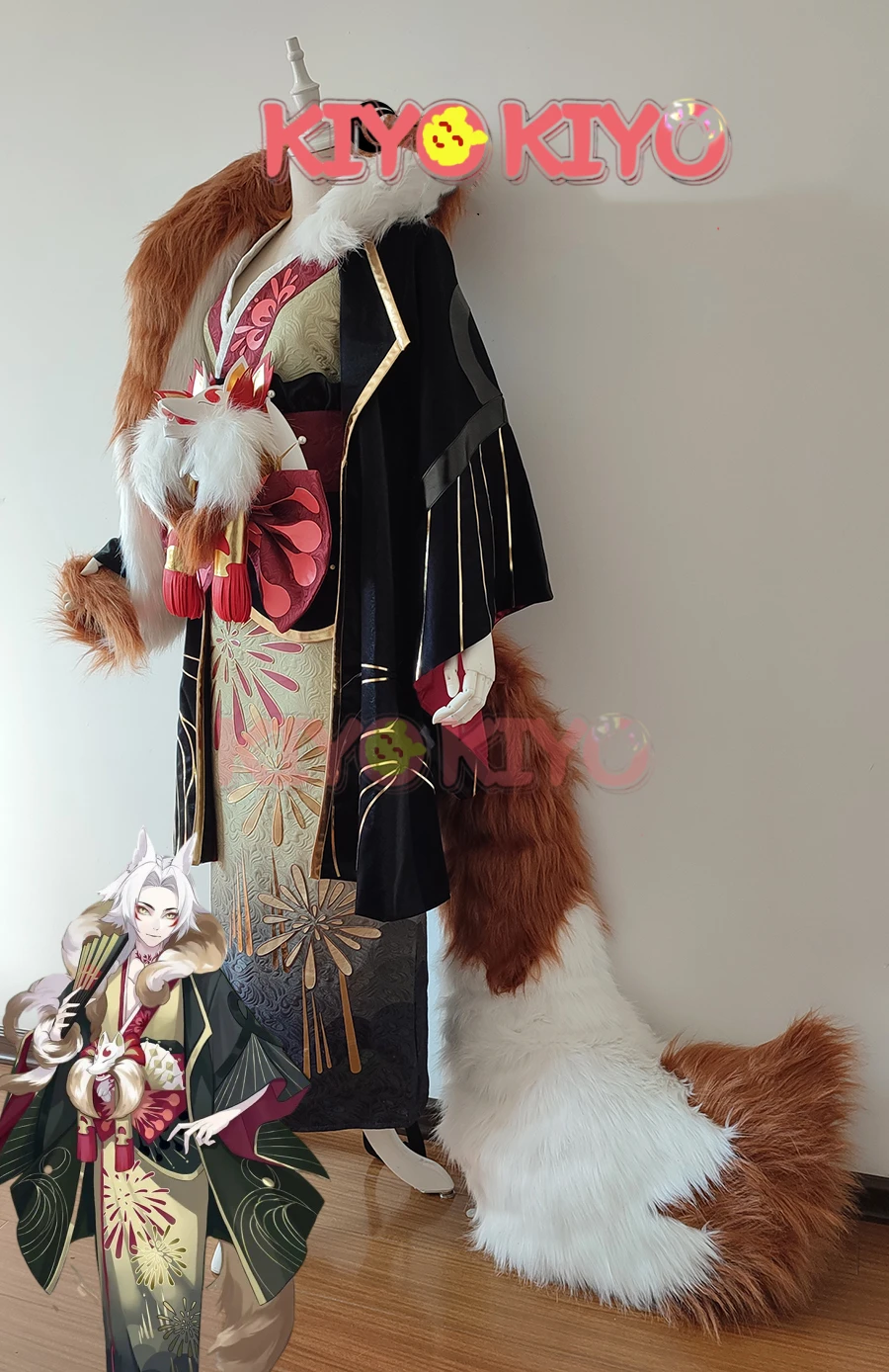 Женская игра Onmyoji косплей s демон лиса кимоно Косплей Костюм сделанный на заказ размер
