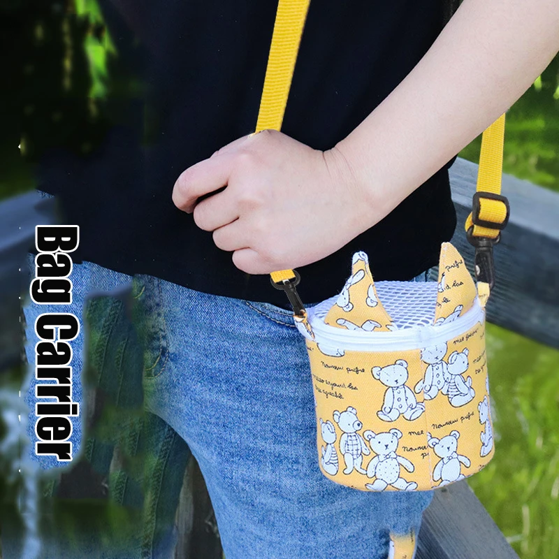 Luxury Guinea Pigs Assessories Little Animal Pet Hamster Cage Carrier Sling Bag Travel Outdoor Cage Breathable Rat Home Backpack